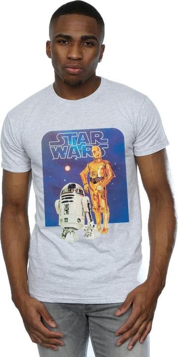 Image du produit Star Wars - T-shirt R2-D2 AND C-3PO - Homme (XXL)