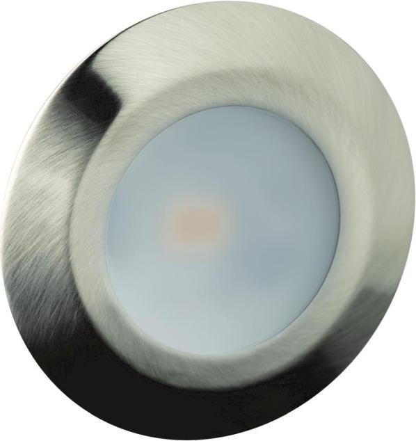 Actual product image Rutec Licht MM recessed. Lara Alu LED54205WW-V2 6W 500lm 3000K 230V IP44 DA55 ET25mm (500 lm)