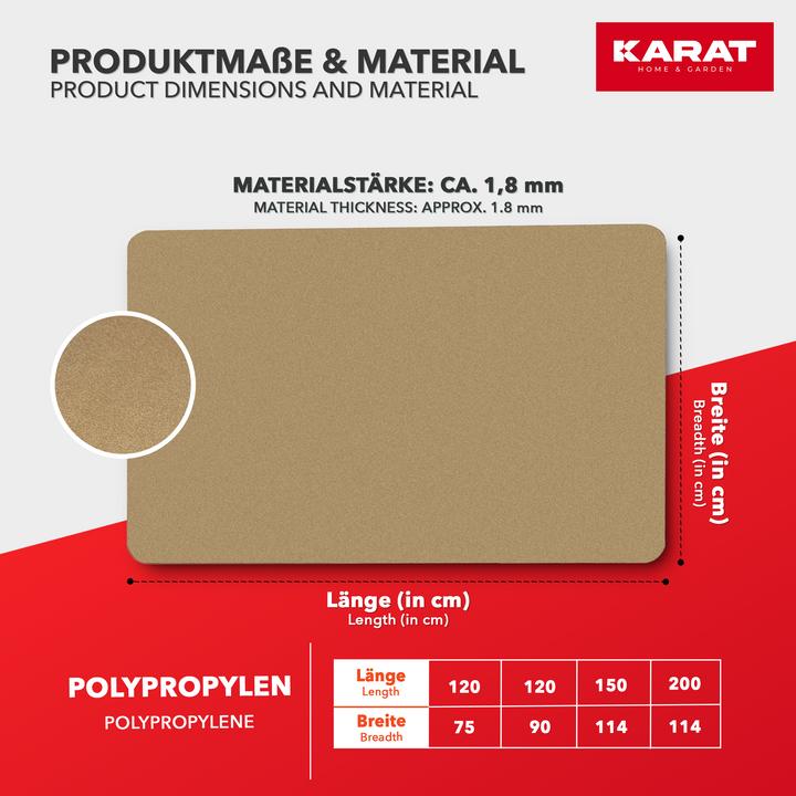 Produktbild Karat Bodenschutzmatte Color (90 x 120 cm)