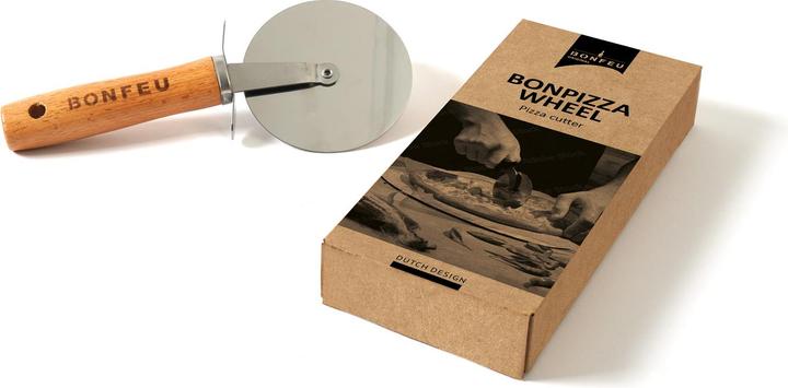 Productafbeelding Bonfeu Pizzasnijder - Pizzaroller - Roestvrij staal