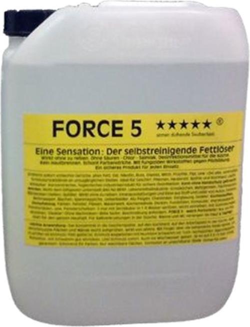 Immagine prodotto Force 5 Selbstreinigender Entfetter 10L
