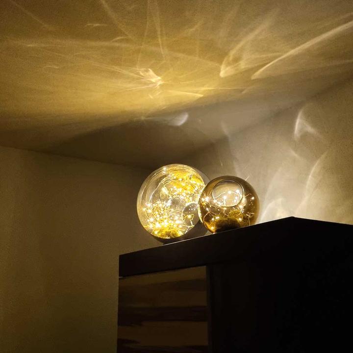 Immagine prodotto s.luce Orb LED lampada decorativa sfera di vetro ornamento (2 lm, E27)