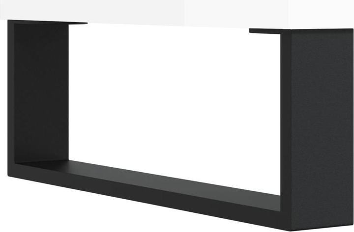 Produktbild VidaXL Plattenschrank Hochglanz-Weiss 85x38x48 cm Holzwerkstoff