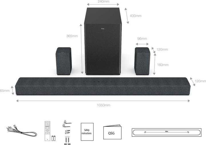Actual product image TCL X937 (1020 W, 7.1.4 Channel)