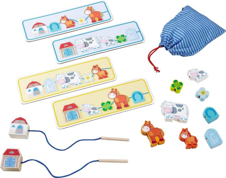 Actual product image Haba Threading game In the countryside (German)