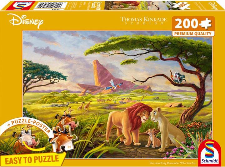 Produktbild Schmidt Spiele Disney Der König der Löwen Remember Who You Are 200 Teile (200 Teile)