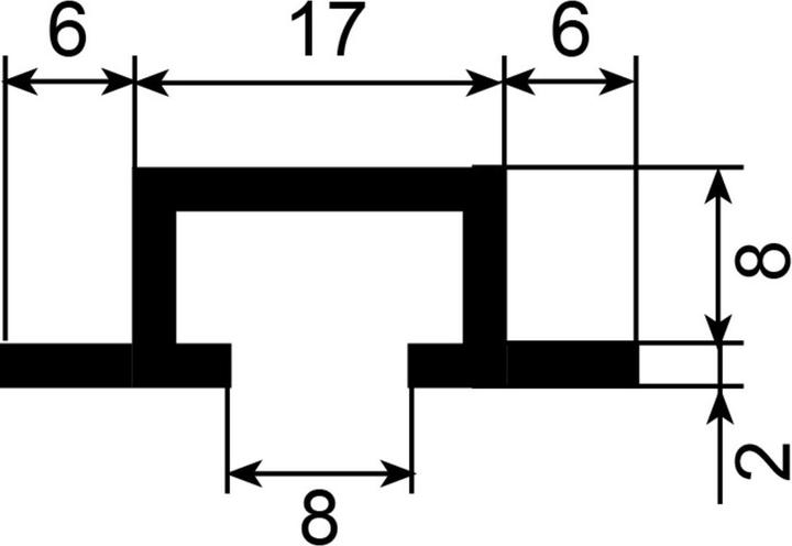 Produktbild Aweso Stellschienen 1010 Typ 1, für leichte Belastung (1 Stk.)