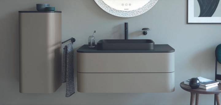 Produktbild Duravit Happy D.2 Plus Waschtischunterbau für Konsole wandhängend, 1300x550 mm, 2 Schubkästen, f