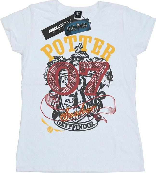Actual product image Womens/Ladies Gryffindor Seeker Cotton T-Shirt (XL)