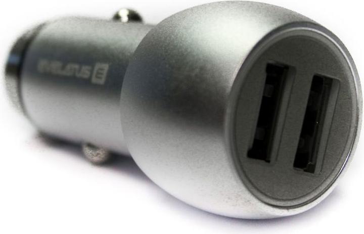Immagine prodotto Evelatus Caricabatterie da auto ECC01 2 porte USB 3.1A con strumento di fuga in acciaio inox