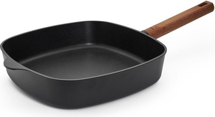 Woll 628WLCI-Q Eco LogicQXR Viereckpfanne (28 cm, Bratpfanne, Aluminiumguss)