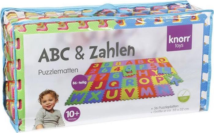 Immagine prodotto Knorrtoys Alfabeto e numeri (30 x 30 cm)