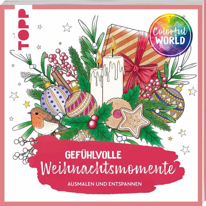 Topp Colouring book Colorful World Christmas Moments