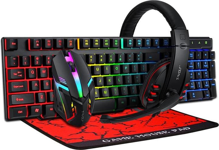 Produktbild Extralink Gaming Set TF800 4 in 1 (DE, Kabelgebunden)
