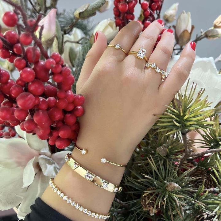 Produktbild Candy Ring Maude, 925 Sterling Silber, vergoldet (50, 925 Silber)