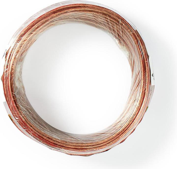 Immagine prodotto Nedis Cavo per altoparlanti 2X 0,75 mm² CCA 15,0 m rotondo avvolto in PVC Unisex (15 m, 0.75 mm².)