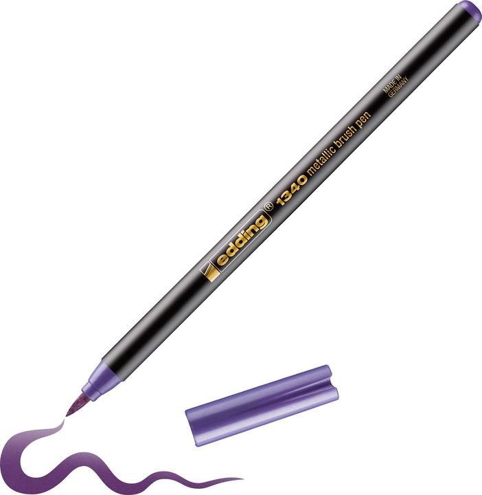 Produktbild Edding 1340 - Brushpen (Violett/Pink/Rosa, Metallic, 1 x)