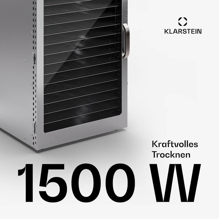 Produktbild Klarstein Dörrgerät mit 16 Tabletts & Timer