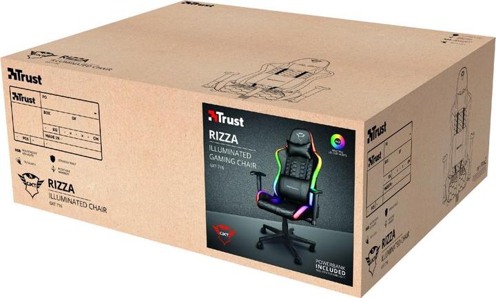 Productafbeelding Trust GXT 716 Rizza Universele Gaming Stoel Zwart
