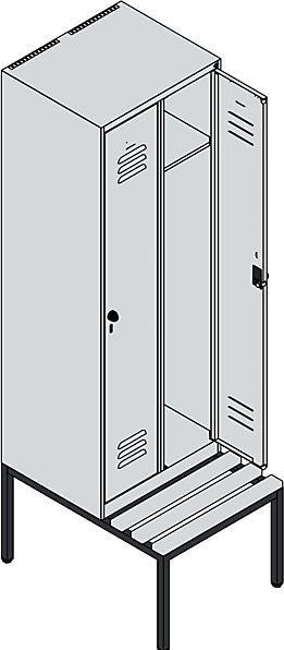 Immagine prodotto C+P Sedile a panca Locker Classic PLUS (60 cm, 212 cm)