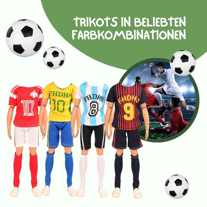 Image du produit Hermex Ken Barbie Set de 4 poupées Collection Thème Football