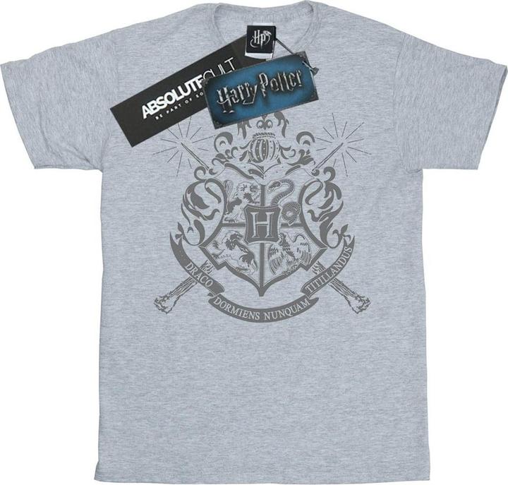 Produktbild Hogwarts Badge Wands TShirt Jungen (152, 158)