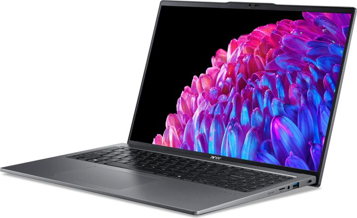 Actual product image Acer Swift Go 16 OLED (SFG16-72-70AX) Ultrabook/Laptop 16" 3.2K OLED 120Hz Display Intel Core Ultra (16", Intel Core Ultra 7 155H, 16 GB, 1000 GB, DE)