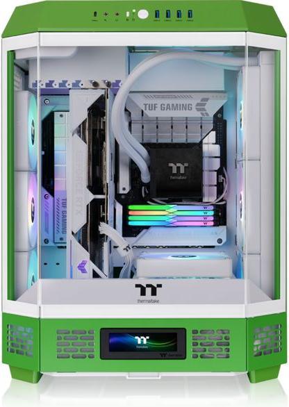 Actual product image Thermaltake The Tower 600 (hellgr?n, Tempered Glass x 3) (ATX, mATX, Mini-ITX)