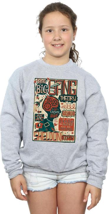 Immagine prodotto Big Bang Theory Infographic Poster Felpa Ragazze (140, 146)