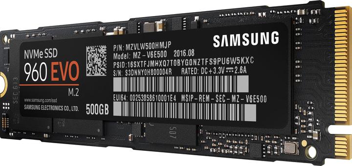 Actual product image Samsung 960 Evo (500 GB, M.2)