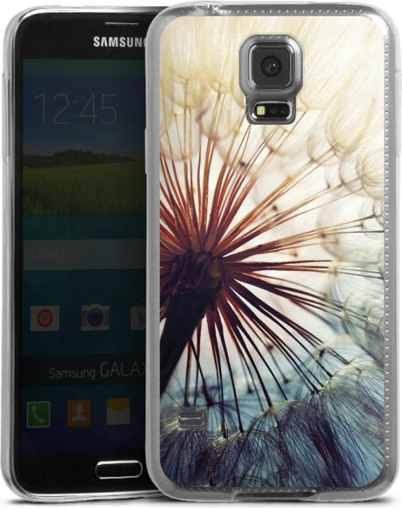 Actual product image DeinDesign Slim Case für Samsung Galaxy S5 Silikon Hülle Ultra Dünn Handyhülle Blumen Fotografie Pusteblume (Samsung Galaxy S5)