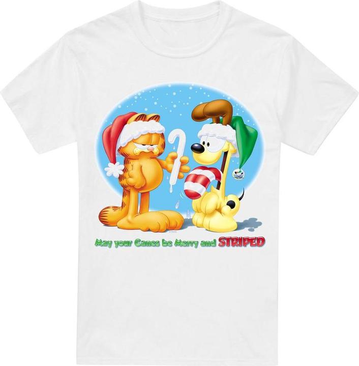 Garfield Merry And Striped TShirt (L)