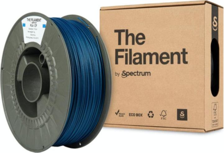 Image du produit The Filament - PLA CF - BLUE - 1.75mm - 1kg (PLA-R, 1.75 mm, 1000 g, Bleu)
