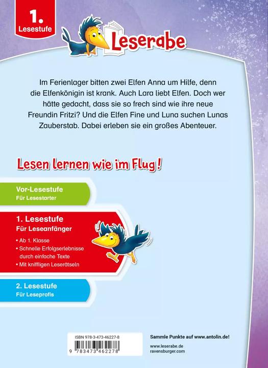 Actual product image Ravensburger Magische Elfengeschichten - Leserabe ab 1. Klasse - Erstlesebuch für Kinder ab 6 Jahren (German, Anja Kiel, Elke Broska, Iris Tritsch, Almud Kunert, 2022)