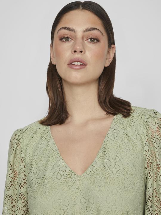 Actual product image Vila Tie waist dress with long sleeves (S)