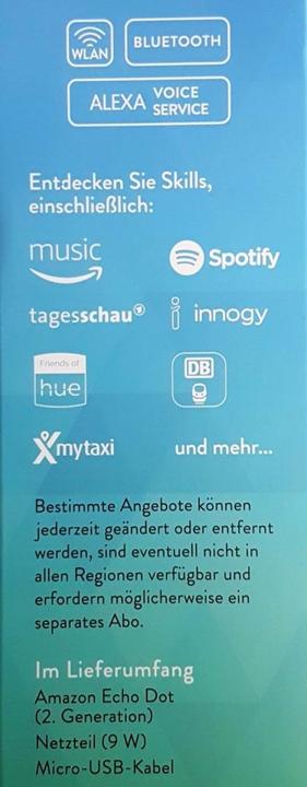 Produktbild Amazon Echo Dot (2. Gen) (IFTTT, Amazon Alexa)