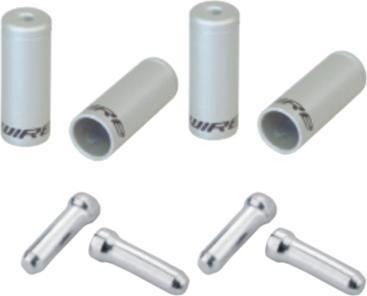 Jagwire CHA011 End Cap Combo Refill Pack, silver
