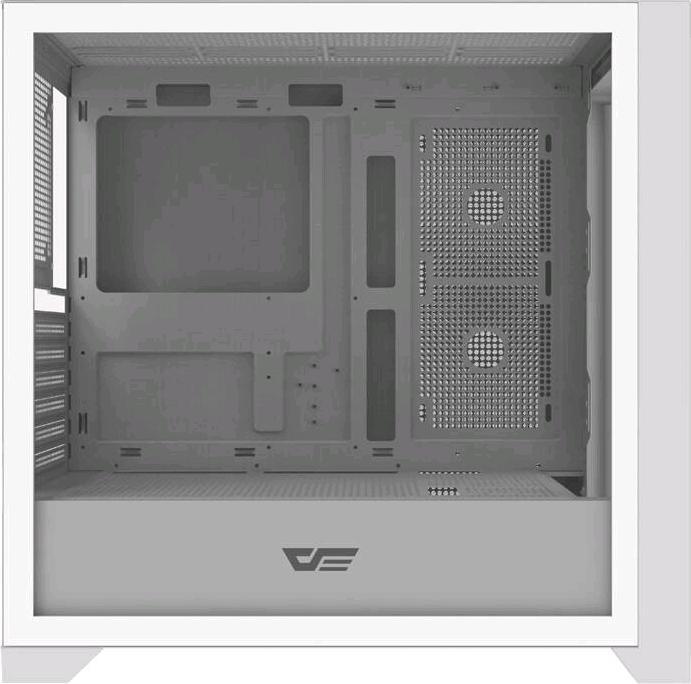 Actual product image Darkflash Tech Darkflash DRX90 Glass computer case (white) (ITX, ATX)