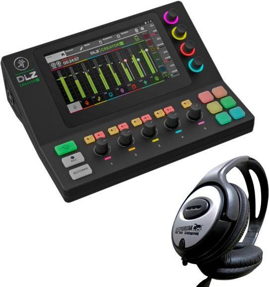 Actual product image Mackie Mischpult DLZ Creator XS Streaming Mixer mit Kopfhörer (Studio- and Livemixer)