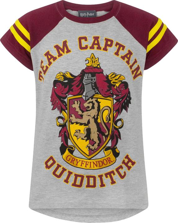 Actual product image Girls Quidditch Team Captain Short-Sleeved T-Shirt (158, 164)