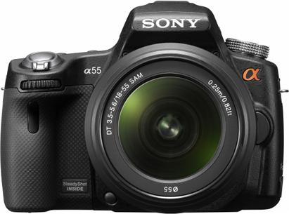 Sony Alpha SLT-A55VL, 16.2 MP, FullHD, GPS, 18-55mm Kit