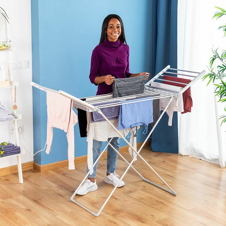 Actual product image InnovaGoods Clear electric clothes horse