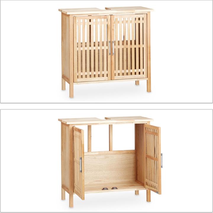 Produktbild Relaxdays Waschbeckenunterschrank (66 x 29 x 61.5 cm)