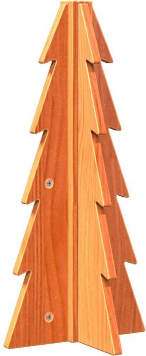 Actual product image VidaXL Christmas tree wood Christmas tree decoration wooden tree 49cm solid wood pine
