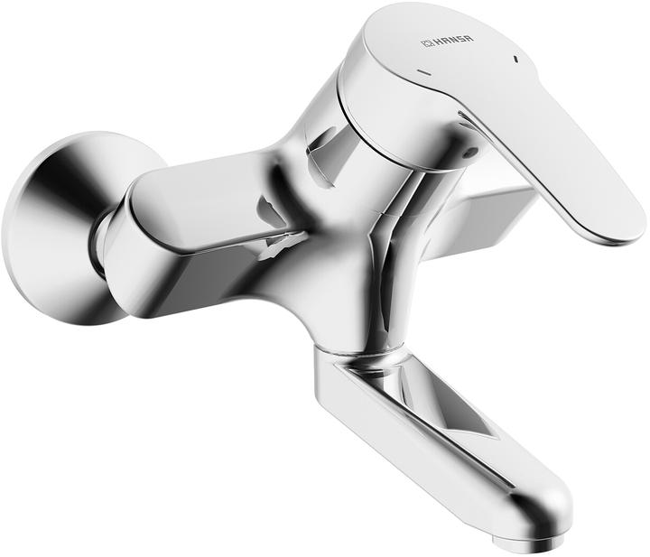 Actual product image Hansa 1968183 Hansamix wall-mounted basin mixer tap