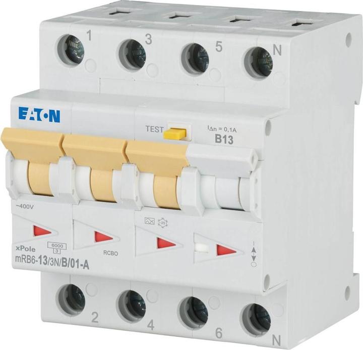 Actual product image Eaton mRB6-13/3N/B/01-A
