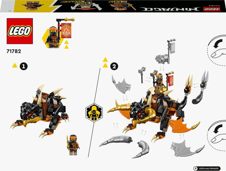Immagine prodotto LEGO 71782 Cole's Earth Dragon EVO (71782, LEGO Ninjago)