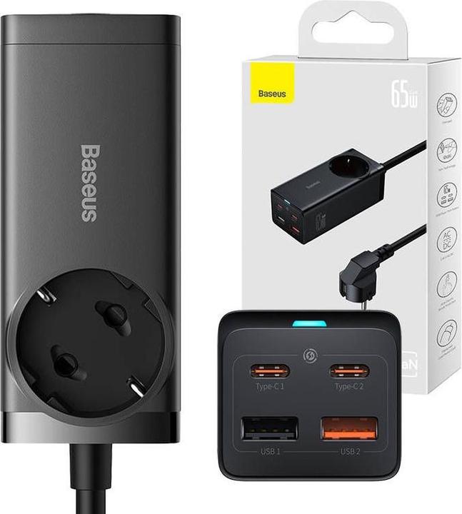 Productafbeelding Baseus GaN3 Pro Desktop Power Strip 65W (65 W)