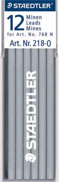 Produktbild Staedtler Mine Lumocolor omnichrom 218 non-permanent (Gelmine, Weiss, 0.40 mm)