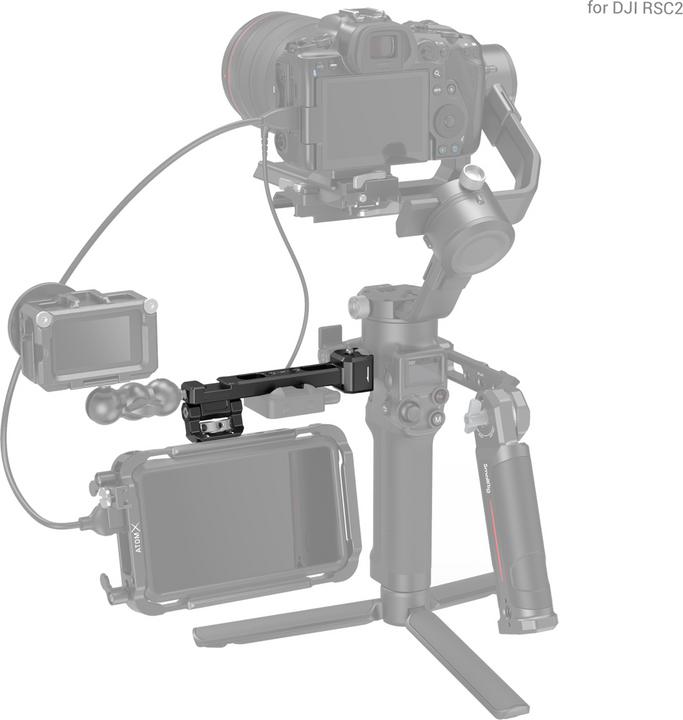 Immagine prodotto SmallRig Supporto per monitor con morsetto NATO (Attacco cardanico)